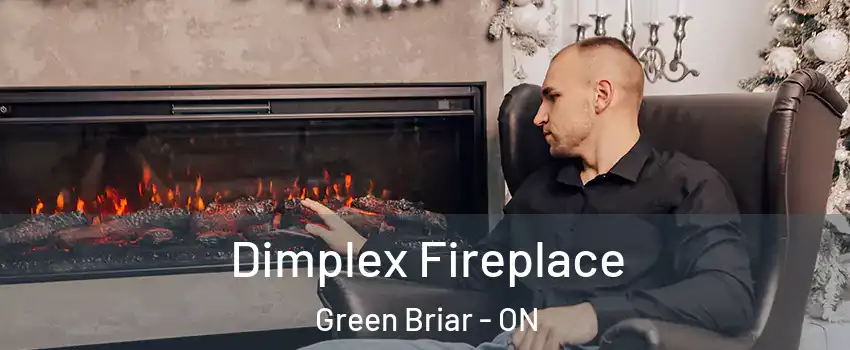  Dimplex Fireplace Green Briar - ON