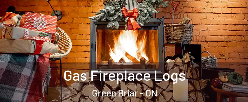  Gas Fireplace Logs Green Briar - ON