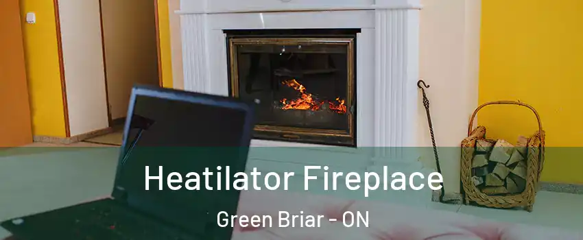 Heatilator Fireplace Green Briar - ON