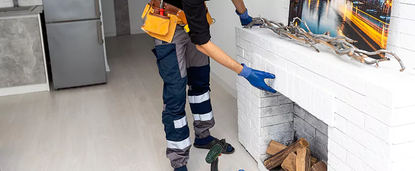 Outdoor Fireplace Restoration in Green Briar, Ontario