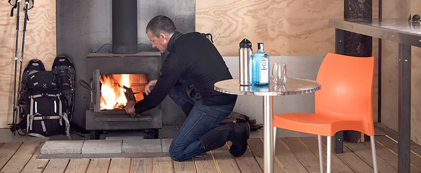 Open Hearth Wood Fireplace Installation in Green Briar, ON