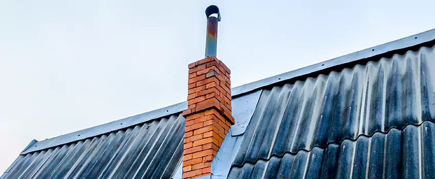 Aluminium Chimney Flashing Repair in Green Briar, ON