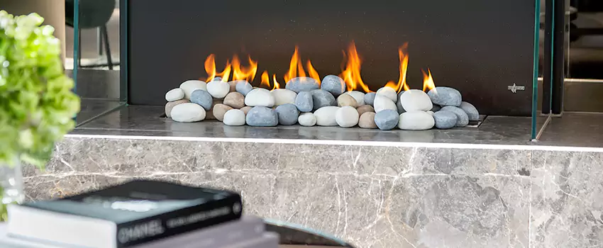Double-Height Fireplace Design Refurbishment in Green Briar, Ontario