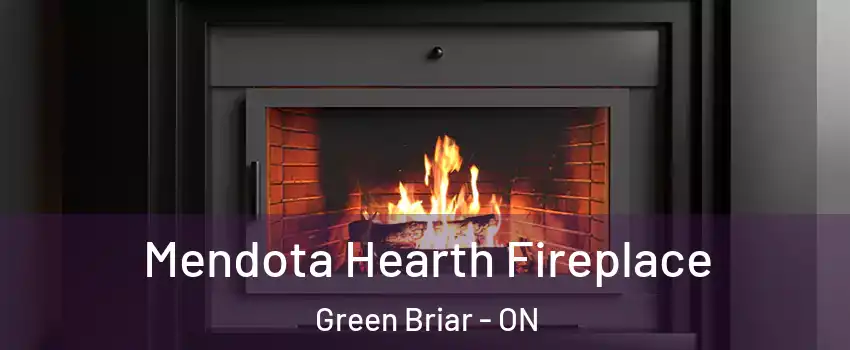 Mendota Hearth Fireplace Green Briar - ON