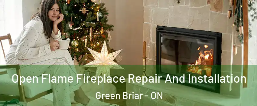  Open Flame Fireplace Repair And Installation Green Briar - ON